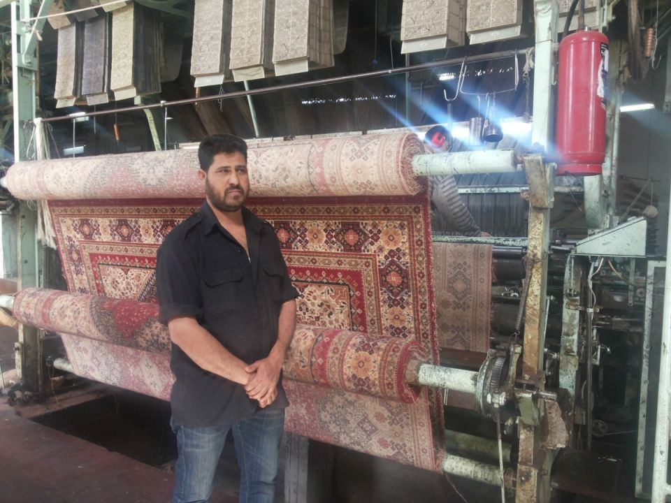 لقاء مدير معمل سجاد السويداء