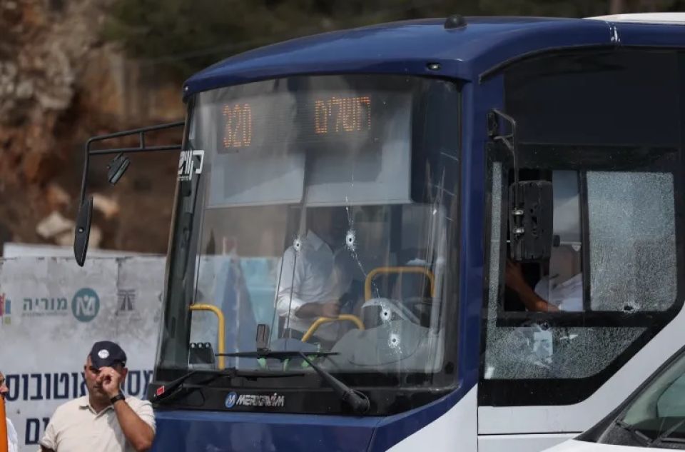 عملية إطلاق نار تستهدف حافلة في القدس المحتلة