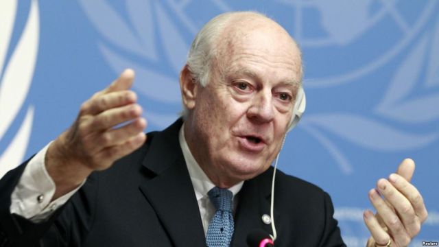 دي ميستورا يقدم الاثنين المقبل تقريراً عن مهمته للأمم المتحدة