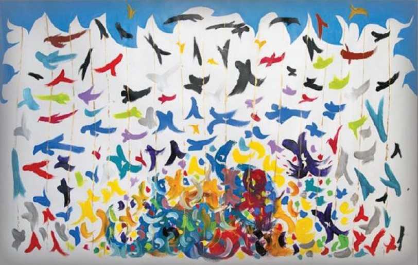 الطاهر بن جلون يكشف عن موهبته رساماً