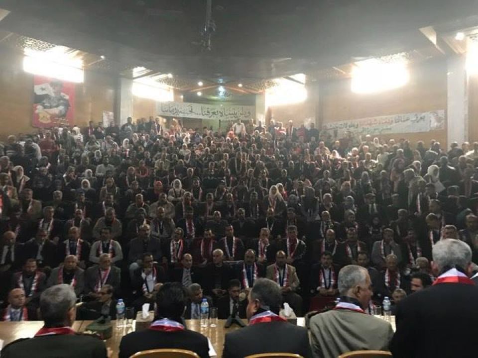 عمال محافظة دير الزور يعقدون مؤتمرهم السنوي