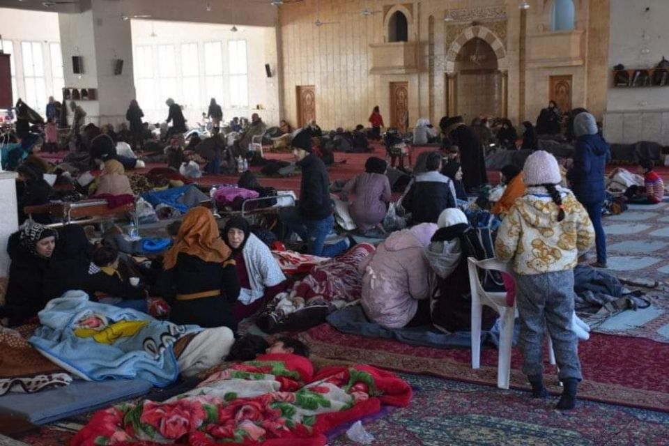 أنباء عن 40 «تسمّم غذائي» بمركز إيواء لضحايا الزلزال بحلب وسط نفي رسمي